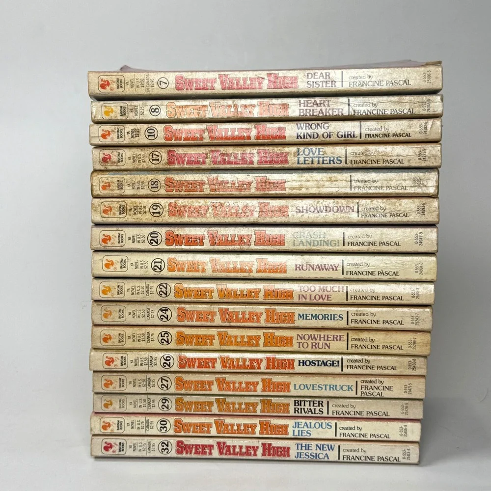 Vintage Sweet Valley High Book Lot of 16 Francine Pascal 1984-1986 Bantam #7-32